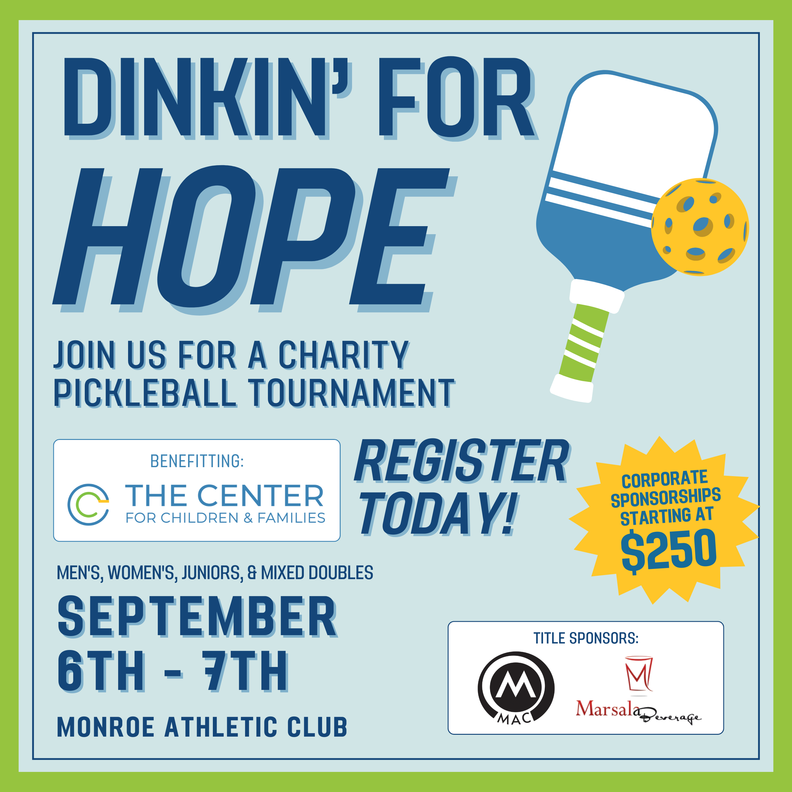 Dinkin' for Hope Pickleball